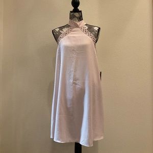 Lulus soft pink swing dress size L